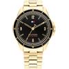 Tommy Hilfiger Orologio Analogico al Quarzo da Uomo con Cinturino in Acciaio Inossidabile di Colore Dorato - 1791903