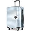 Hauptstadtkoffer Mitte - Bagaglio a Mano 55x40x23, TSA, 4 Ruote, Valigia da Viaggio, Valigia Rigida, Valigia con Ruote, Valigia Bagaglio a Mano, Piscina Blu