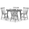 Julian Bowen, Set di 4 sedie Torino, grigio