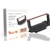 Peach ERC 30/34/38, bk/rosso, nylon, 13 mm/5 m, nastro compatibile con Epson, nero-rosso