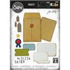 Sizzix Thinlits Set di Fustelle Dettagliate di Tim Holtz per Esposizioni Curate e Mixed Media - Collector - 45 Pezzi