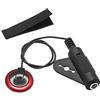 YACSEJAO Microfono a contatto Pickup piezoelettrico Pickup microfono per violino per chitarra, ukulele, violino, mandolino, banjo, Kalimba, basso e trasduttore elettrico acustico con cavo