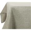 Deconovo Tovaglia Rettangolare in Finto Lino 140x240 cm - Elegante e Decorativa per Sala da Pranzo e Feste - Lino Chiaro, 1 Pezzo