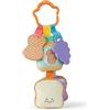 Melissa & Doug -Sandwich, Multisensoriale, Abilità motorie, Giocattolo da Appendere con Anelli da mordere e afferrare, sensoriale, 6 Mesi, Regalo per Bambino e Bambina