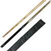 Riley Hd-400am, Stecca ASI Biliardo con Sistema WAC e Custodia Morbida, 145 cm con Punta da 9,5 mm Unisex, Cucchiaio Nero/Albero in Legno Naturale, 57 (145cm)