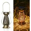 Görvitor Görvitor Lanterna Solare per Esterni in Metallo IP44 Impermeabile per Esterni, Luce Bianca Calda, Orientale, Lampada Solare per Giardino da Appendere,Giardino Terrazz Balcone Decorazione