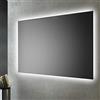 San Marco A parete Specchio bagno retroilluminato led sul perimetro 100x70 cm
