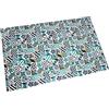 DRW Tappeto rettangolare in vinile espanso e PVC con quadrato 120 x 195 cm
