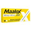 Maalox 400+400 MG, contro acidità di stomaco occasionale, 40 cpr pz Compresse masticabili