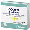 CODEX 5 miliardi 10 bustine pz Bustina