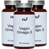 nu3 Omega-3 in capsule vegan Set da 3 3x60 pz Capsule