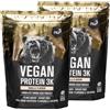 nu3 Vegan Protein 3K Shake, Vaniglia 2x1000 g Polvere