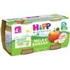 HiPP Biologico Mela e Banana 2x80 g Pappa