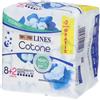 LINES Cotone Assorbente Notte con Ali 10 pz Assorbenti