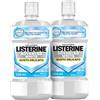Listerine® Advanced White Gusto Delicato 2x500 ml Collutorio