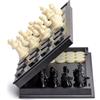 Yellow Mountain Imports 2 in 1 Travel Magnetic Chess and Checkers Set - 12.5