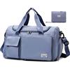 Tokeya Borsone da Viaggio Pieghevole, Impermeabile Borsone Palestra Sportiva con Scomparto Scarpe e Scomparto Bagnato Grande Borsa da Palestra Uomo Leggera Borsa Piscina per Sport/Nuoto/Viaggi, Blu