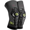 G-Form Pro-X3 Ginocchiere per Mountain Bike - Ginocchiere per Uomo e Donna - Camo/Titanio, Adulto X-Grande
