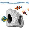 SpringSmart Nascondiglio per Acquario, Grotta di Roccia per Animali Acquatici per Allevamento, Gioco e Riposo, Ornamenti per Acquario in Ceramica Sicuri e Non Tossici, Decorazione per Betta.