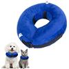 Nobleza - Collare Protettivo Gonfiabile Elisabettiano per Cane e Gatto, Collare Regolabile per Cane Gatto Ferita Recupero Guarigione Collare (Blu, S)