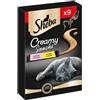 Sheba Creamy Snacks per Gatti Gusto Salmone e Pollo 9x12gr