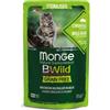 Monge B Wild Grain Free Cinghiale Con Ortaggi Cibo Umido Per Gatti Sterilizzati 85g Monge Monge