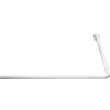 RIDDER 59501-350 - Asta angolare Universale, Ø 25 mm, in Alluminio, Colore: Bianco