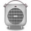 De'Longhi HFS30B24.W Termoventilatore da tavolo, 2 livelli di potenza, ventilazione estiva, protezione antigoccia, maniglia, sistema anti-ribaltamento, luce, protezione antigelo, leggero, Bianco