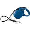 FLEXI New Classic M guinzaglio 8 m. Blu. Fino a 20 kg.