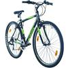 Multibrand Distribution Multibrand, PROBIKE PRO 29, 29 pollici, 483mm, Mountain bike, Unisex, 21 velocità Shimano (Nero Verde Opaco)