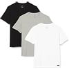 Ted Baker Crewneck Stretch Cotton Tshirts, 3 Pack Maglie Termiche, White, Large (Pacco da 3) Uomo
