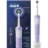 Oral-B Spazzolino Elettrico Ricaricabile Vitality Pro, 3 Modalità di Spazzolamento, Batteria a Lunga Durata, 1 Testina e 1 Spazzolino, Viola, Idea Regalo