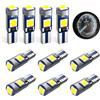 Defvnsy T5 W3W Lampadina LED, Bianco Brillante 74 Lampadine 12V 73 286 2721 Led Interni Sostituzione 3030 3smd Luci Lampadina Per Auto Cruscotto Pannello Strumenti Indicatore Luce, Luce Della Porta