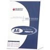 Alevar Porta Depliant in Acrilico Trasparente, Porta Avvisi da Tavolo/Banco con Base a L, Formato 10,5x14,8cm A6