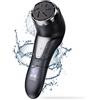 ROVLAK Pedicure Elettrico Professionale Piedi Ricaricabile Rimuovi Calli Piedi con Aspirazione Vuoto 3 Teste di Molatura 2 Velocità IPX7 Impermeabile Lima Elettrica Raspa Piedi Calli Piedi Rimozione
