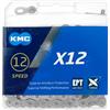 KMC, Accessori Bici Unisex-Adulto, Argento, 126 Links