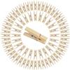 Vicloon Mollette in Legno, 300 Pezzi 2.5cm, Mini Mollette Decorative, per Bucato Riutilizzabile, per Decorazione Domestica e Artigianale, Visualizzazione di Foto