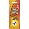 GielleService Bic Sensitive Confezione da 2 Rasoi Monouso a 3 Lame con Aloe Vera 889701