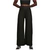 Urban Classics Pantaloni da Donna a Coste in Jersey, Nero, XXL