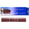 PATTLER® - 6 pezzi, 3 file, marrone | Repellente per uccelli in plastica robusta | Balconi, tetto, davanzale, recinzione | Dissuasore per gatti e piccioni