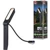 Paulmann 94545 LED apparecchio per Esterni Plug & Shine Spot Ito IP65 incl. 1x6 Watt dimmerabile Antracite Metallo, plastica 3000 K 6 W