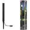 Paulmann 94537 Plug & Shine apparecchio per Esterni LED Flarea IP65 600 mm Bianco Caldo incl. 1x3,6 Watt dimmerabile Nero Metallo 3000 K 3.6 W