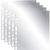 OFITURIA COM0067 Fundas Perforadas Multitaladro Para Folios y DIN A4, 100 Unidades, Fabricadas En Polipropileno (80 MICRAS)