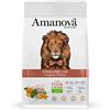 Amanova Cibo Secco Super Premium per Gatti sterilizzati Gusto Pollo - 100% Naturale, ipoallergenico e monoproteico - Low Grain - Cruelty Free - Formato da 1,5 kg