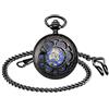 Unendlich U Infinity U- Windmill Hollow Petal Nostalgia Retro orologio da tasca Orologi meccanici Idea regalo per donna e uomo