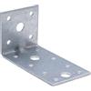 Keple Squadretta di Giunzione 70mm con Сostola Rinforzata Angolo Staffe 90 70x70x55x2,5mm Zincato per Armadi di Legno Mobili Brace Shelf Supporter (Quantità da 5 pezzi)