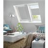 Gardinia Tenda Plissettata per lucernario Solo, con Ventose, Tenda a Soffietto Opaca, Materiale di Montaggio Incluso, 36,3 x 60 cm, Grigio