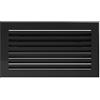 KRATKI griglia di ventilazione griglia camino FRESH 17cm x 17cm nero