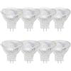 EKSAVE MR11 - Lampadina alogena da 12 V, 35 W, GU4, a base bi-Pin, dimmerabile, diametro 35 mm, luce bianca calda, 2700 K (8 pezzi)