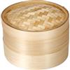 Excelsa Asia Vaporiera in bambù Diametro 22.5 cm, Legno Naturale